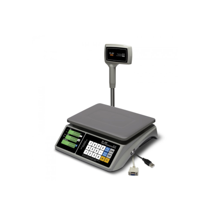 Весы торговые M-ER 328 ACPX-6.1 "TOUCH-M" LCD RS232 и USB