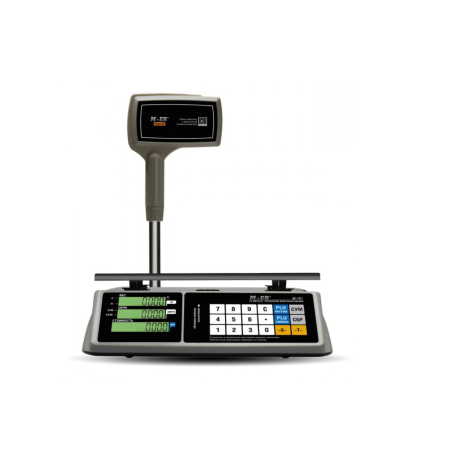 Весы торговые M-ER 328 ACPX-6.1 "TOUCH-M" LCD RS232 и USB
