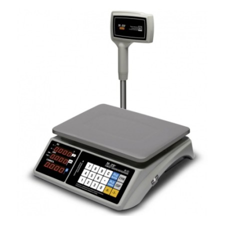 Торговые настольные весы M-ER 328 ACPX "TOUCH-M" LED RS232 и USB						