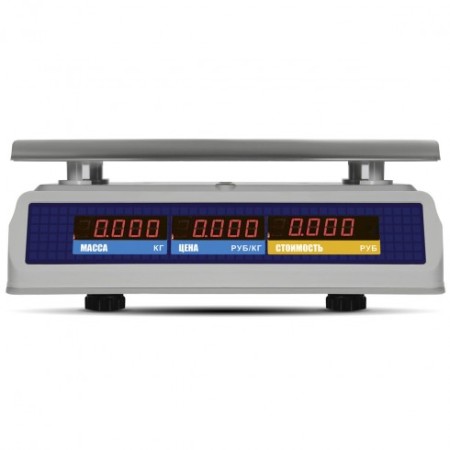 Торговые настольные весы M-ER 329 AC IP68 "Fisher" LЕD						