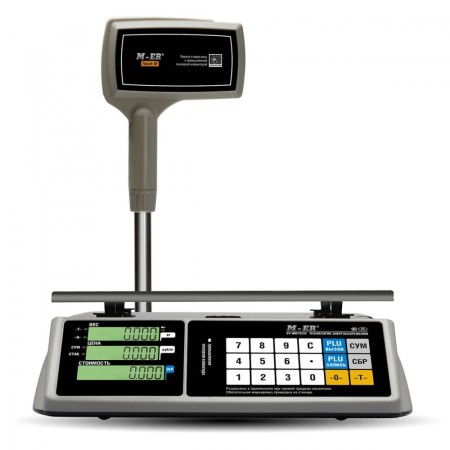 Торговые настольные весы M-ER 328 ACPX "TOUCH-M" LCD RS232 и USB						