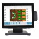 Сенсорный POS-монитор 15" Атол CPOS-15TM, P-CAP, с ридером МК, черный