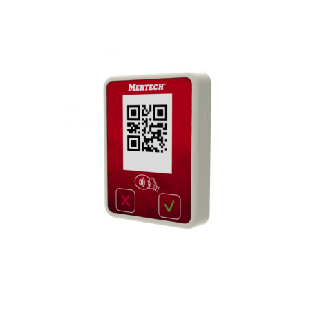 Терминал оплаты СБП MERTECH Mini с NFC белый/красный