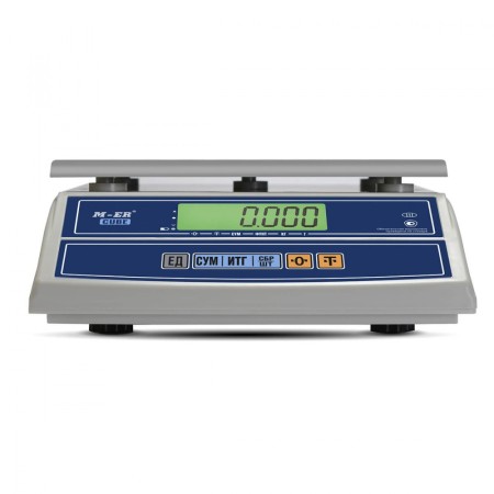 Весы торговые M-ER 326 AFL "Cube" c USB-COM LCD